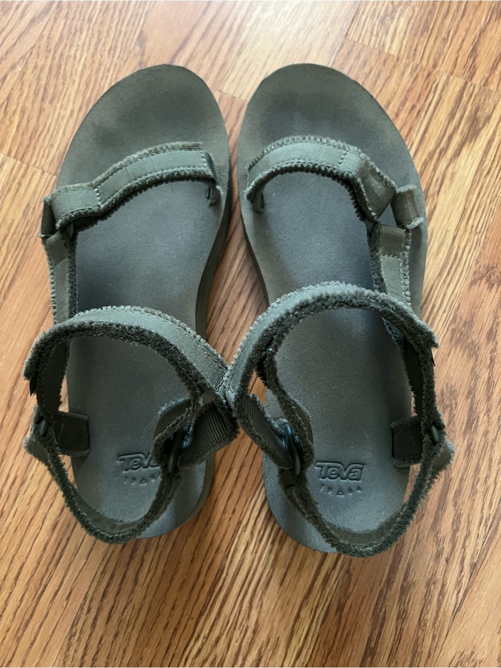 Teva Women's Olive Sporty Hook-and-Loop Sandals